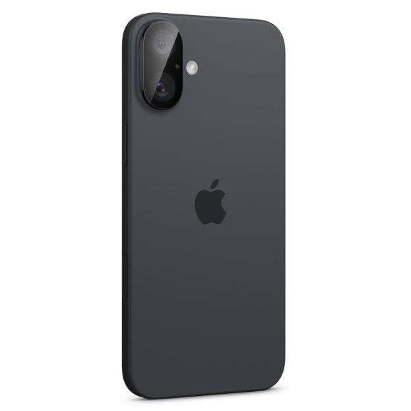 SPIGEN OPTIK GLAS.TR CAMERA PROTECTOR 2-PACK IPHONE 16 / 16 PLUS BLACK (AGL07922) - Image 8