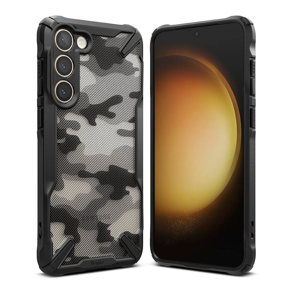 RINGKE FUSION X GALAXY S23+ PLUS CAMO BLACK - Image 2
