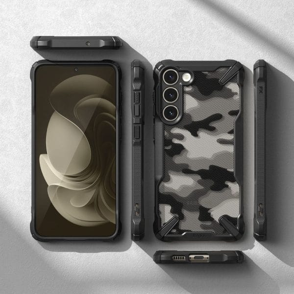 RINGKE FUSION X GALAXY S23+ PLUS CAMO BLACK - Image 7