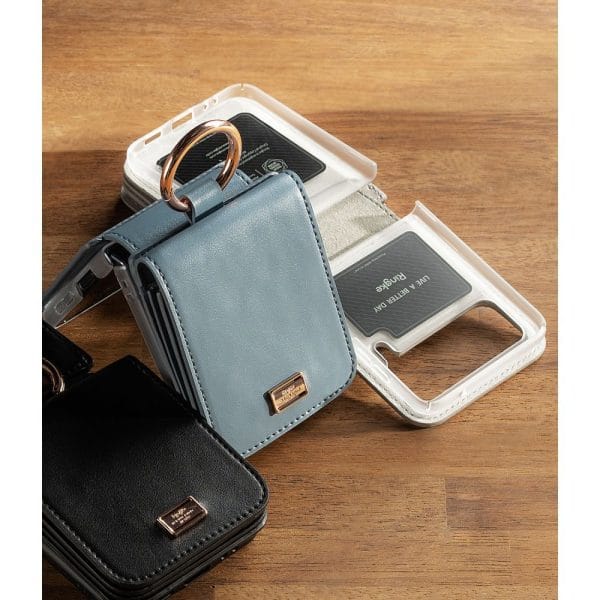 RINGKE SIGNATURE CARD POCKET GALAXY Z FLIP 4 BLACK - Image 12