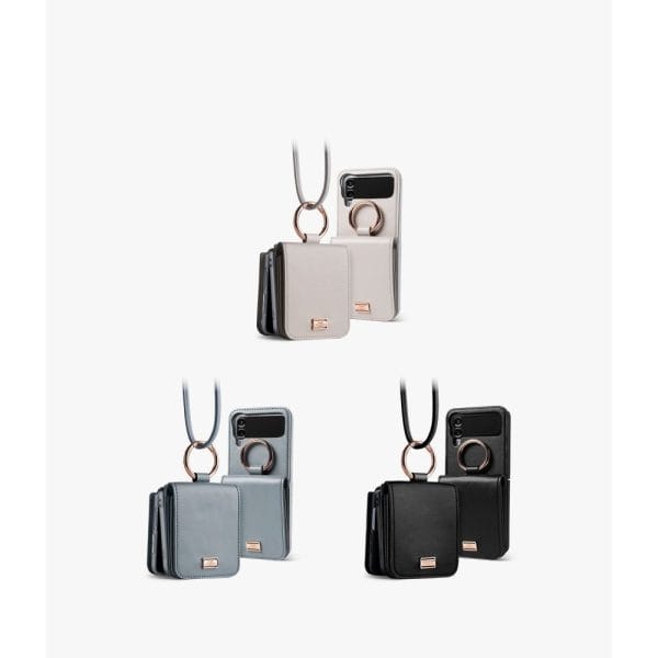 RINGKE SIGNATURE CARD POCKET GALAXY Z FLIP 4 BLACK - Image 5