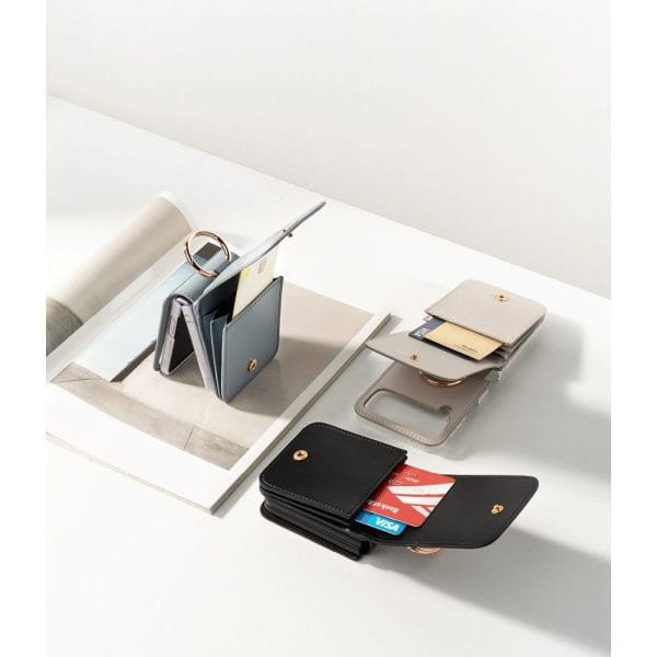 RINGKE SIGNATURE CARD POCKET GALAXY Z FLIP 4 BLACK - Image 9