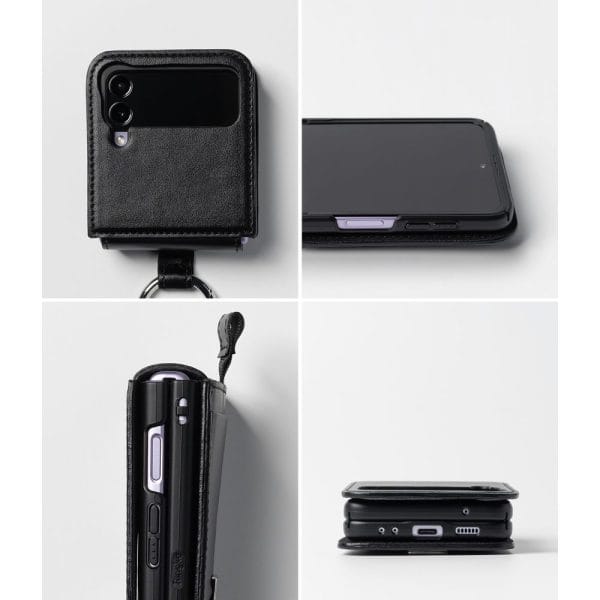RINGKE SIGNATURE FOLIO GALAXY Z FLIP 4 BLACK - Image 5