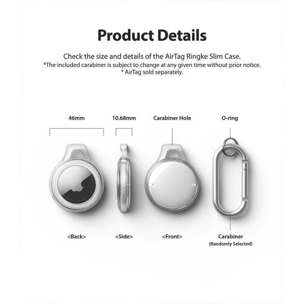 RINGKE SLIM APPLE AIRTAG SMOKE BLACK (S53347RS) - Image 12
