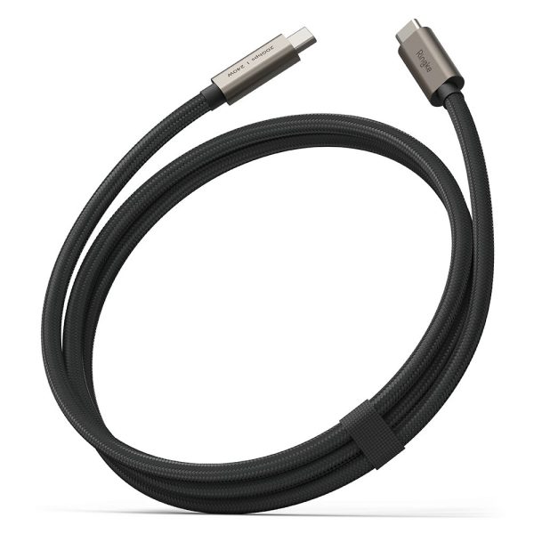 RINGKE USB 3.2 GEN 2X2 TYPE-C CABLE PD240W 200CM BLACK (8809961785078) - Image 2