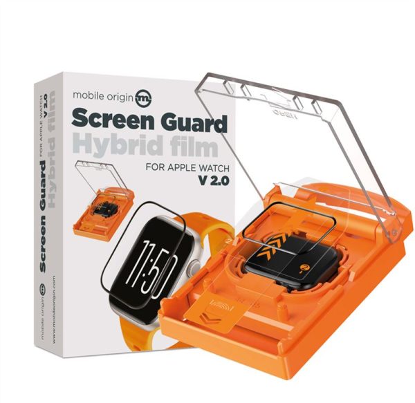 Mobile Origin Screen Guard Hybrid film-Apple Watch 9/8/7 41mm (SGA-AW41) - Image 2