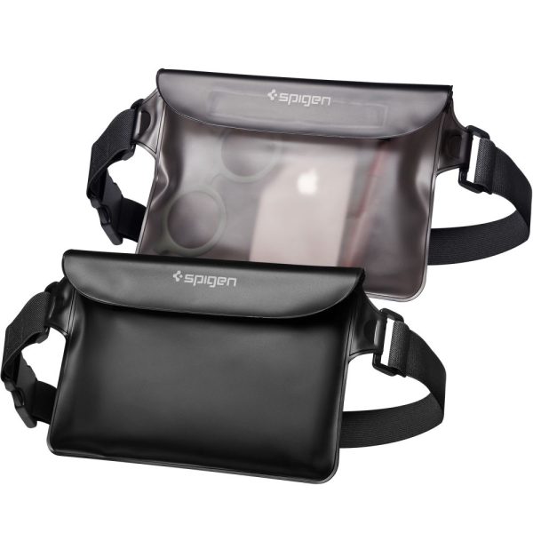 SPIGEN A620 UNIVERSAL WATERPROOF WAIST BAG 2-PACK BLACK (AMP04531) - Image 2