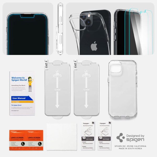 SPIGEN CRYSTAL PACK IPHONE 14 PLUS / 15 PLUS CRYSTAL CLEAR (ACS04922) - Image 6