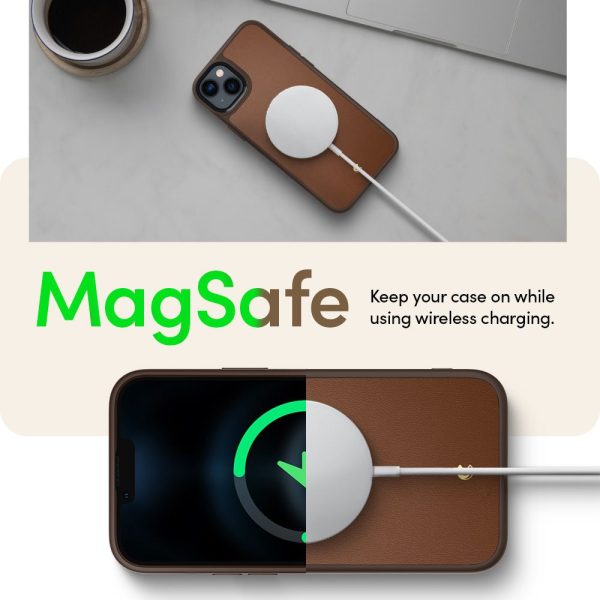 SPIGEN CYRILL KAJUK MAG MAGSAFE IPHONE 14 PLUS / 15 PLUS SADDLE BROWN (ACS04947) - Image 12