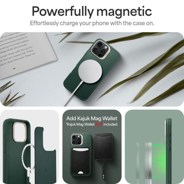 Θήκη Cyrill by Spigen Kajuk Mag Forest Green-Apple iPhone 16 Pro Max (ACS08398) - Image 14