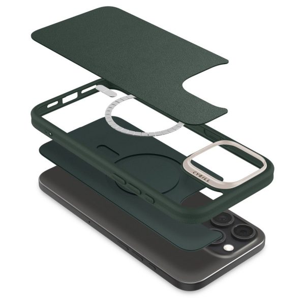 Θήκη Cyrill by Spigen Kajuk Mag Forest Green-Apple iPhone 16 Pro Max (ACS08398) - Image 8