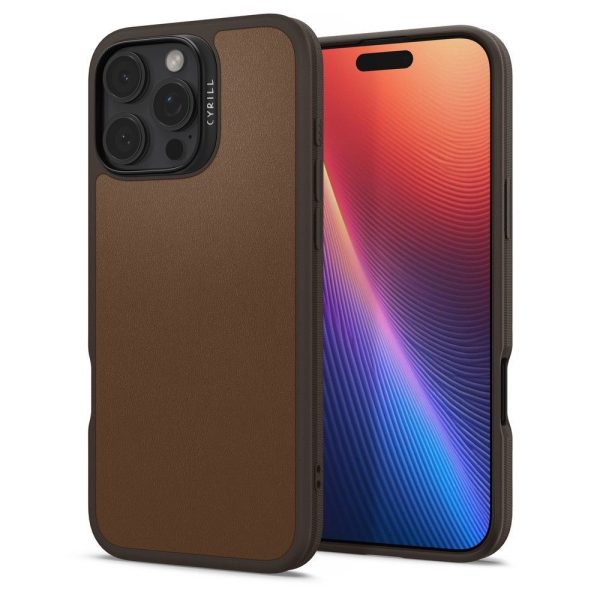 Θήκη Cyrill by Spigen Kajuk Mag Saddle Brown-Apple iPhone 16 Pro (ACS08406) - Image 2