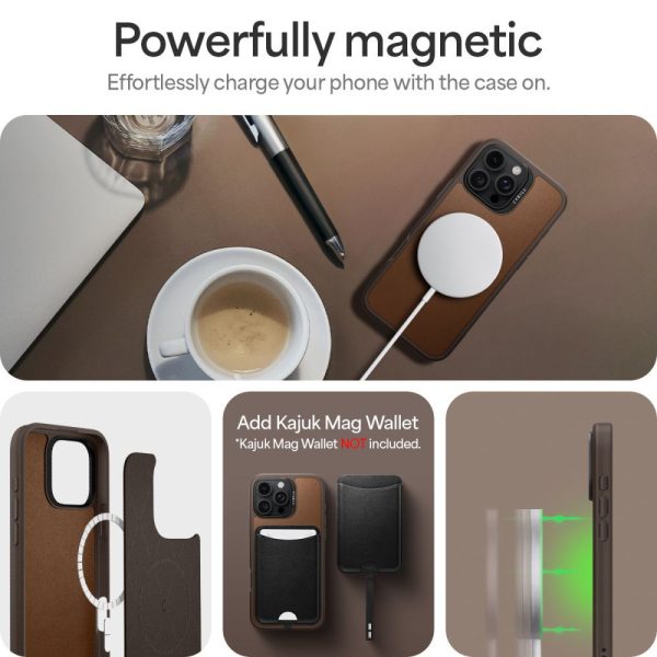 Θήκη Cyrill by Spigen Kajuk Mag Saddle Brown-Apple iPhone 16 Pro (ACS08406) - Image 13