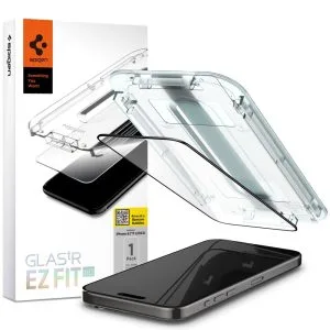 Τζάμι Προστασίας iPhone 15 Pro Spigen Glass tR EZ Fit HD