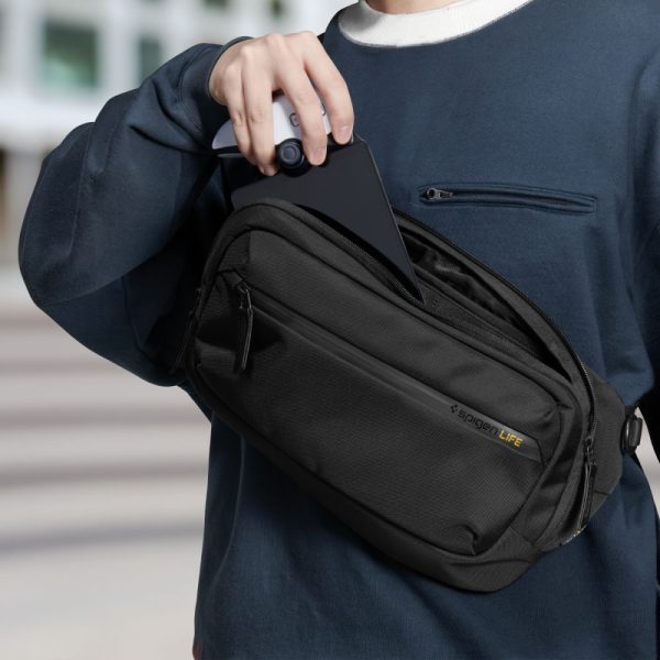 SPIGEN KD410 SLING BAG KLASDEN BLACK (AFA07482) - Image 3