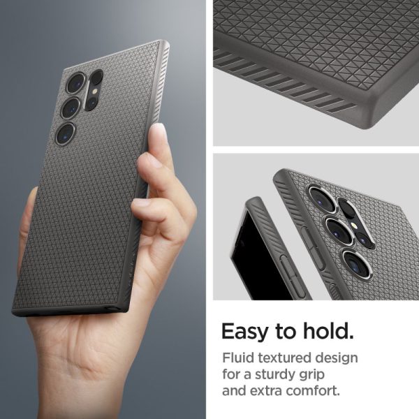 SPIGEN LIQUID AIR GALAXY S24 ULTRA GRANITE GREY (ACS07448) - Image 11