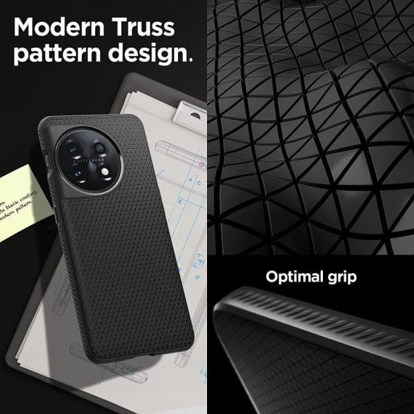SPIGEN LIQUID AIR ONEPLUS 11 5G MATTE BLACK (ACS05799) - Image 7
