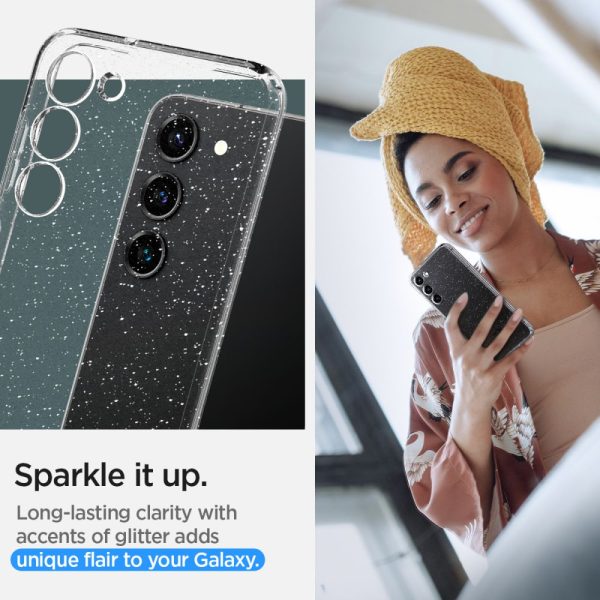 SPIGEN LIQUID CRYSTAL GALAXY S23 GLITTER CRYSTAL (ACS05710) - Image 3