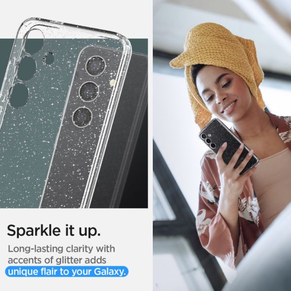 SPIGEN LIQUID CRYSTAL GALAXY S24+ PLUS GLITTER CRYSTAL (ACS07325) - Image 11