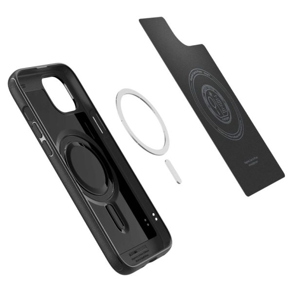 SPIGEN MAG ARMOR MAGSAFE IPHONE 15 MATTE BLACK (ACS06815) - Image 8