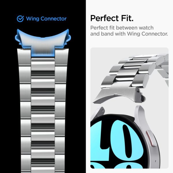 SPIGEN MODERN FIT BAND SAMSUNG GALAXY WATCH 6 (44 MM) SILVER (AMP06498) - Image 6