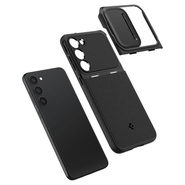 SPIGEN OPTIK ARMOR GALAXY S23 BLACK (ACS05733) - Image 9