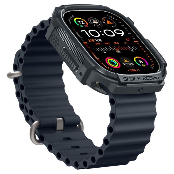 SPIGEN RUGGED ARMOR APPLE WATCH ULTRA 1 / 2 (49 MM) DARK GREY (ACS07385) - Image 10