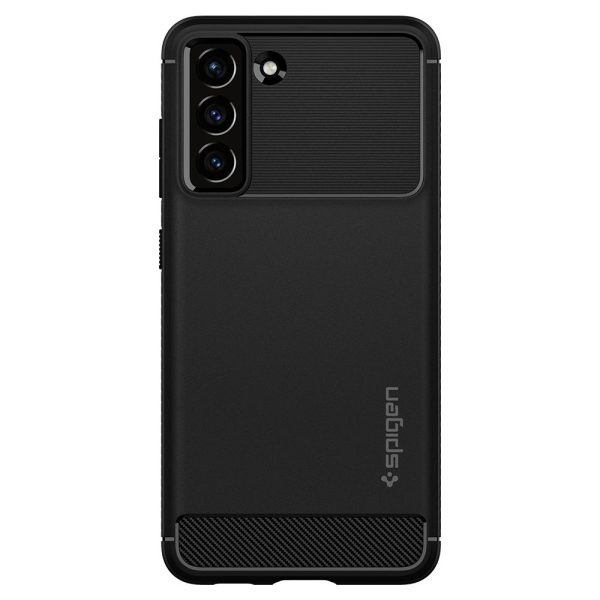 SPIGEN RUGGED ARMOR GALAXY S21 FE MATTE BLACK (ACS03049) - Image 2