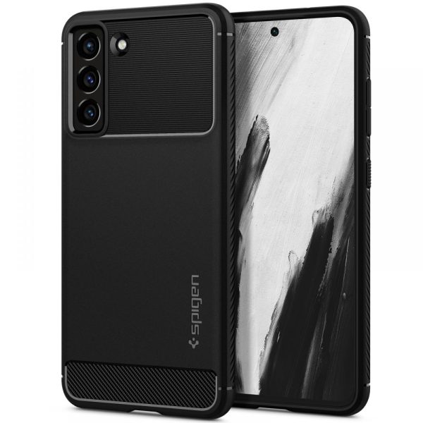 SPIGEN RUGGED ARMOR GALAXY S21 FE MATTE BLACK