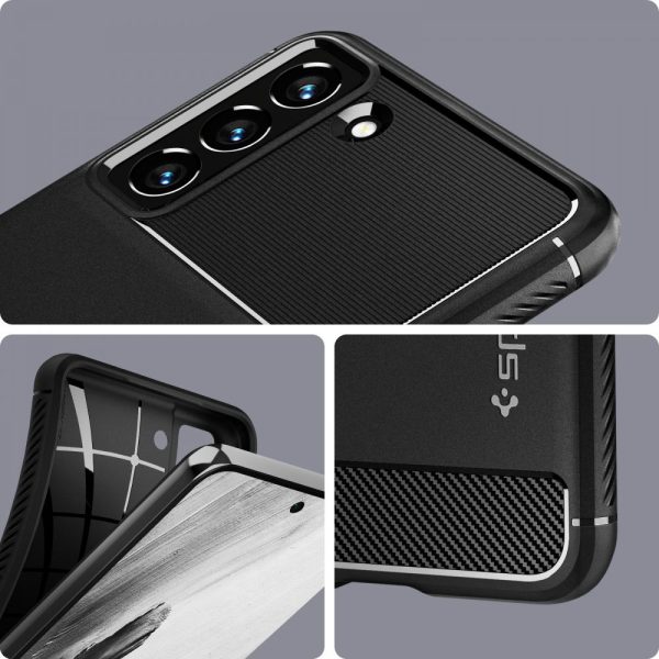 SPIGEN RUGGED ARMOR GALAXY S21 FE MATTE BLACK (ACS03049) - Image 10