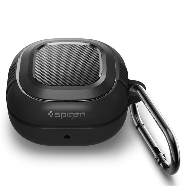 SPIGEN RUGGED ARMOR SAMSUNG GALAXY BUDS FE / 2 PRO / 2 / LIVE / PRO MATTE BLACK (ASD01276) - Image 3