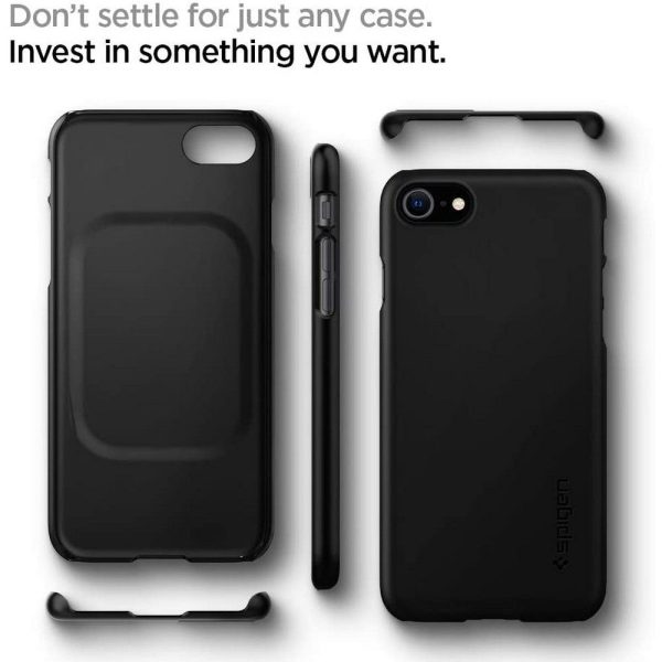 SPIGEN THIN FIT IPHONE 7 / 8 / SE 2020 / 2022 BLACK (042CS20427) - Image 5