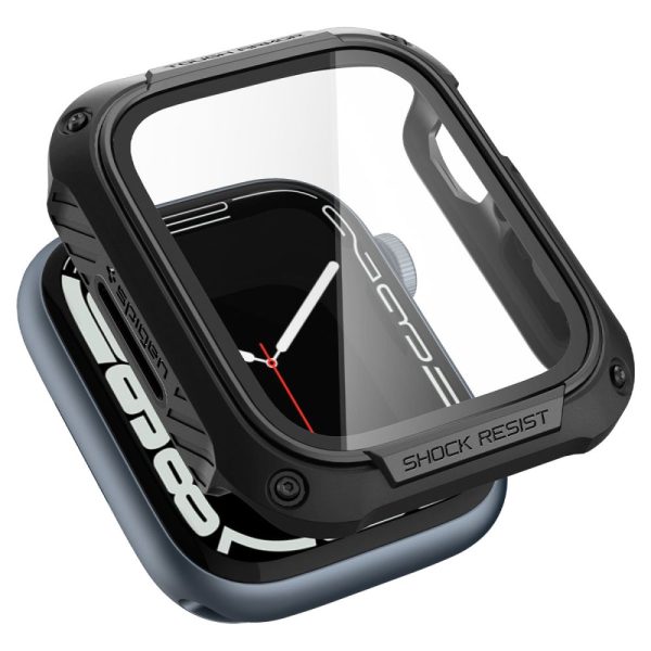 SPIGEN TOUGH ARMOR APPLE WATCH 7 / 8 / 9 (45 MM) BLACK (ACS04183) - Image 6