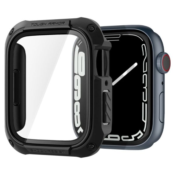 SPIGEN TOUGH ARMOR APPLE WATCH 7 / 8 / 9 (45 MM) BLACK (ACS04183) - Image 8