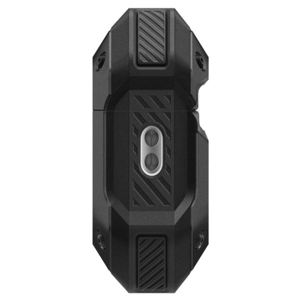 SPIGEN TOUGH ARMOR MAG MAGSAFE APPLE AIRPODS PRO 1 / 2 BLACK (ACS05480) - Image 4