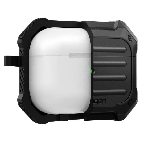 SPIGEN TOUGH ARMOR MAG MAGSAFE APPLE AIRPODS PRO 1 / 2 BLACK (ACS05480) - Image 5