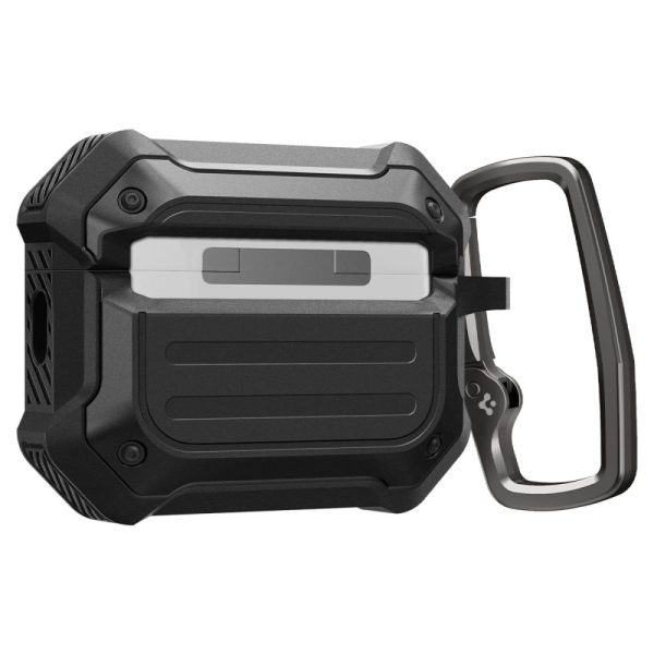 SPIGEN TOUGH ARMOR MAG MAGSAFE APPLE AIRPODS PRO 1 / 2 BLACK (ACS05480) - Image 7