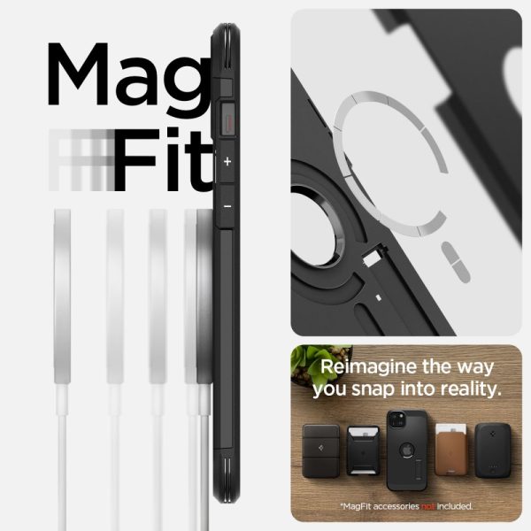 SPIGEN TOUGH ARMOR MAG MAGSAFE IPHONE 15 BLACK (ACS06811) - Image 14