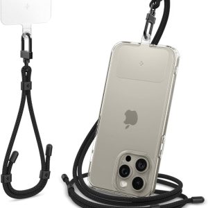 SPIGEN UNIVERSAL STRAP SET CROSSBODY & WRIST BLACK