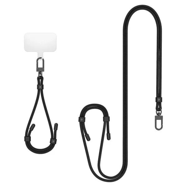 Σετ Λουράκι Κινητού Crossbody & Καρπού Spigen Universal με ConTag Black (AFA06259) - Image 10