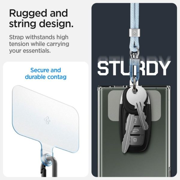 SPIGEN UNIVERSAL STRAP SET CROSSBODY & WRIST MUTE BLUE (AFA08364) - Image 10