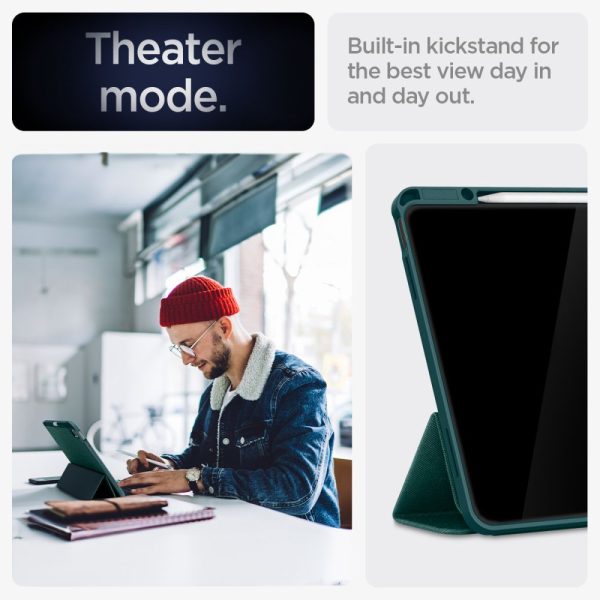 SPIGEN URBAN FIT IPAD AIR 13 2024 MIDNIGHT GREEN (ACS07672) - Image 14