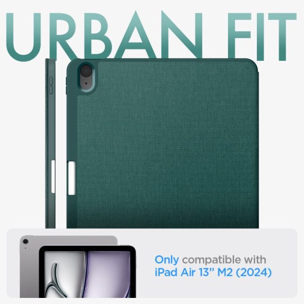 SPIGEN URBAN FIT IPAD AIR 13 2024 MIDNIGHT GREEN (ACS07672) - Image 17