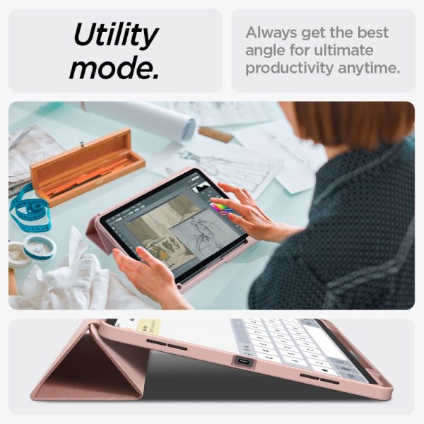 SPIGEN URBAN FIT IPAD AIR 13 2024 ROSE GOLD (ACS07673) - Image 16