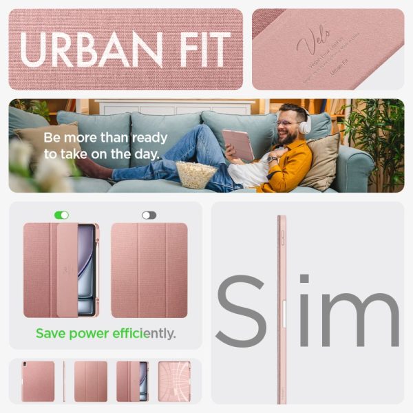 SPIGEN URBAN FIT IPAD AIR 13 2024 ROSE GOLD (ACS07673) - Image 18