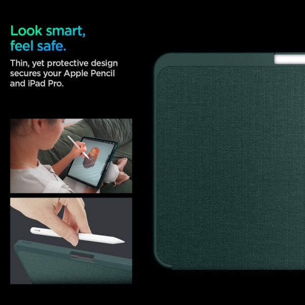 SPIGEN URBAN FIT IPAD PRO 11 5 / 2024 MIDNIGHT GREEN (ACS07759) - Image 12