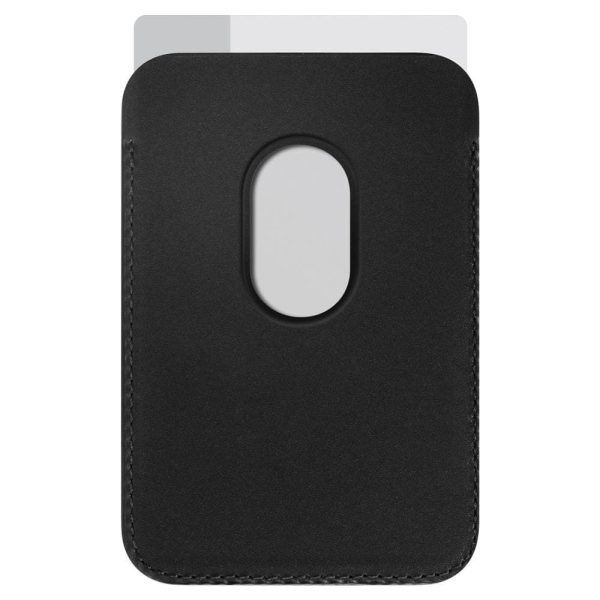 SPIGEN VALENTINUS MAGSAFE UNIVERSAL MAGNETIC CARD HOLDER BLACK (AMP02284) - Image 3