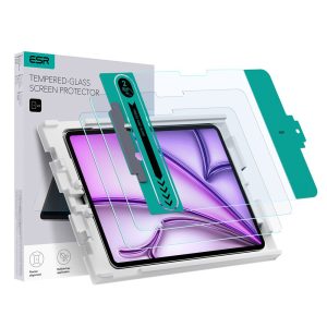 SZK?O HARTOWANE ESR TEMPERED GLASS 2-PACK IPAD AIR 13 2024 CLEAR