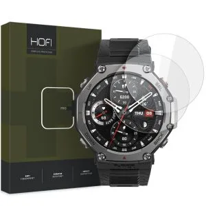 Τζάμι Προστασίας Amazfit T-Rex 3 Hofi Glass Pro+ 2-Pack Clear