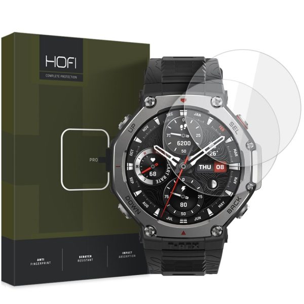 SZK?O HARTOWANE HOFI GLASS PRO+ 2-PACK AMAZFIT T-REX 3 CLEAR